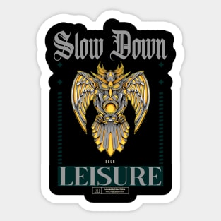 Slow Down Sticker